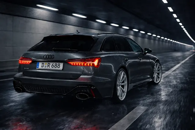Audi RS6 Heckansicht