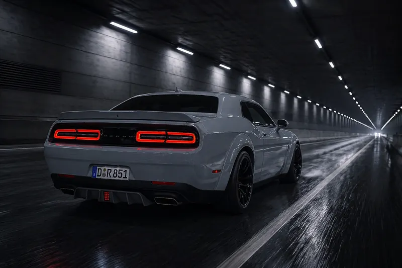 Dodge Challenger Heckansicht